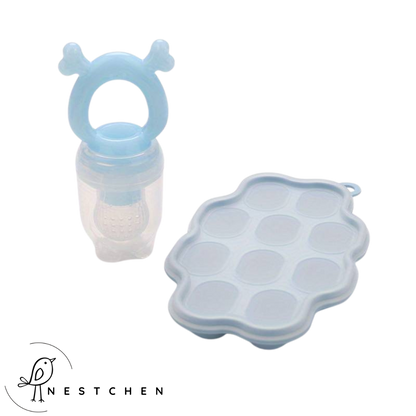 Fruchtsauger + Eiswürfelform für Muttermilch